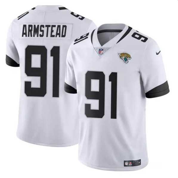 Men & Women & Youth Jacksonville Jaguars #91 Arik Armstead White Vapor Untouchable Limited Football Stitched Jersey